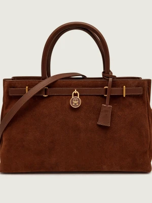Tommy Hilfiger Kuferek American Icon | zamsz brązowy