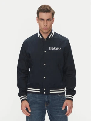 Tommy Hilfiger Kurtka bomber Americana Varsity MW0MW40647 Granatowy Regular Fit