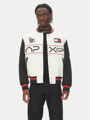Tommy Hilfiger Kurtka bomber F1 Movie MW0MW41367 Écru Regular Fit