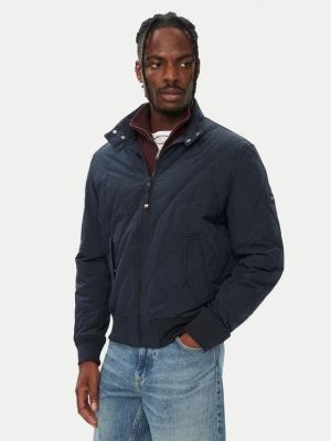 Tommy Hilfiger Kurtka bomber Harrington MW0MW44766 Granatowy Regular Fit