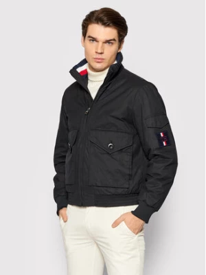 Tommy Hilfiger Kurtka bomber Icon MW0MW12980 Czarny Regular Fit