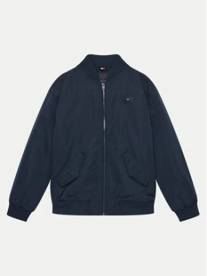 Tommy Hilfiger Kurtka bomber KB0KB09091 Granatowy Relaxed Fit