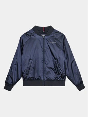 Tommy Hilfiger Kurtka bomber KG0KG07829 D Granatowy Oversize