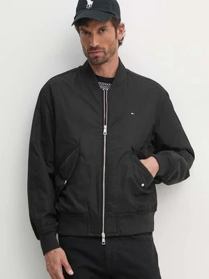 Tommy Hilfiger kurtka bomber męski kolor czarny przejściowa MW0MW36592