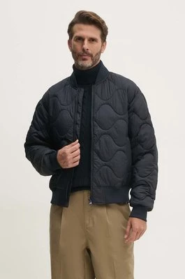 Tommy Hilfiger kurtka bomber męski kolor granatowy przejściowa MW0MW37341