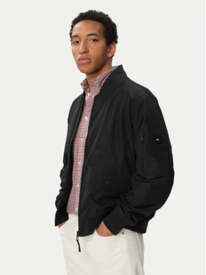 Tommy Hilfiger Kurtka bomber Packable Bomber MW0MW43462 Czarny Regular Fit