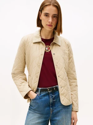 Tommy Hilfiger Kurtka damska Kobiety beżowy jednolity,