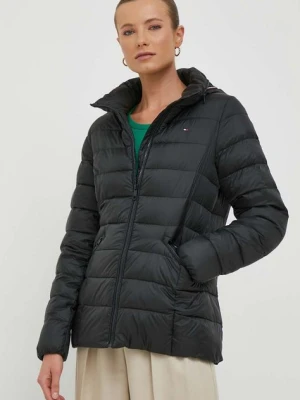 Tommy Hilfiger kurtka damska kolor czarny zimowa