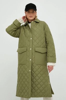 Tommy Hilfiger kurtka damska kolor zielony przejściowa