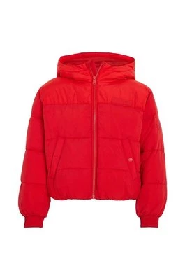 Tommy Hilfiger kurtka dziecięca kolor czerwony