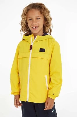 Tommy Hilfiger kurtka dziecięca kolor żółty