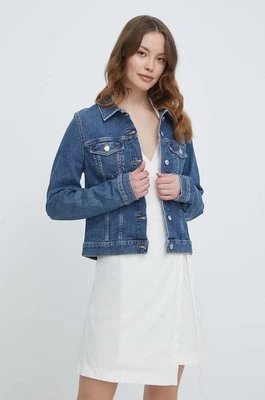 Tommy Hilfiger kurtka jeansowa damska kolor niebieski przejściowa WW0WW41335