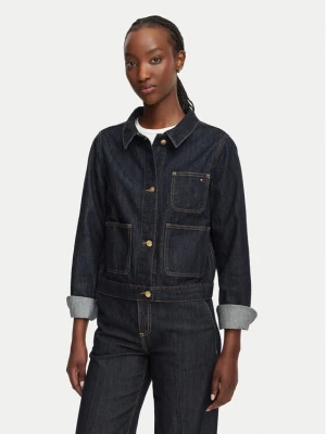 Tommy Hilfiger Kurtka jeansowa Lady WW0WW50002 Granatowy Regular Fit