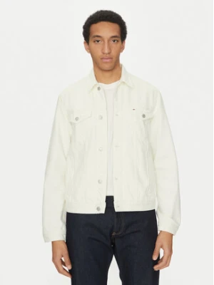 Tommy Hilfiger Kurtka jeansowa MW0MW39212 Écru Regular Fit Kremowy