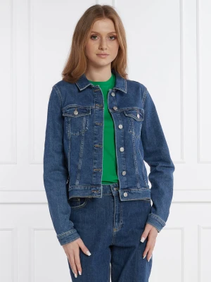 Tommy Hilfiger Kurtka jeansowa | Slim Fit niebieski