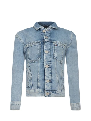 Tommy Hilfiger Kurtka jeansowa TRUCKER DARK WASH | Oversize fit