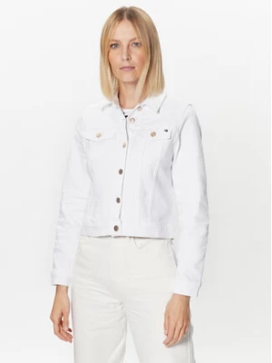 Tommy Hilfiger Kurtka jeansowa WW0WW38108 Biały Slim Fit