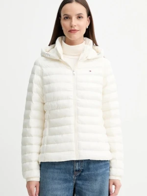 Tommy Hilfiger kurtka kolor beżowy przejściowa WW0WW47351
