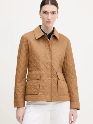 Tommy Hilfiger kurtka kolor brązowy przejściowa WW0WW45641
