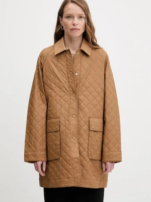 Tommy Hilfiger kurtka kolor brązowy przejściowa WW0WW46448