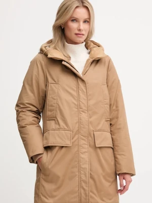 Tommy Hilfiger kurtka kolor brązowy zimowa WW0WW46533