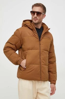 Tommy Hilfiger kurtka męska kolor brązowy zimowa