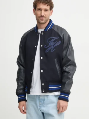 Tommy Hilfiger kurtka męska kolor granatowy zimowa MW0MW37735