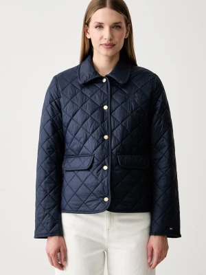 Tommy Hilfiger kurtka pikowana damska granatowy