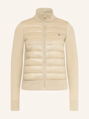 Tommy Hilfiger Kurtka Pikowana Z Mieszanki Materiałów beige