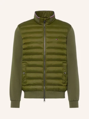 Tommy Hilfiger Kurtka Pikowana Z Mieszanki Materiałów gruen OLIWKOWY