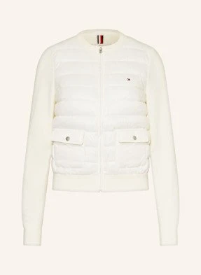 Tommy Hilfiger Kurtka Pikowana Z Mieszanki Materiałów weiss