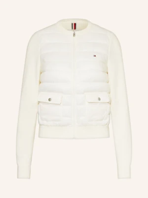 Tommy Hilfiger Kurtka Pikowana Z Mieszanki Materiałów weiss