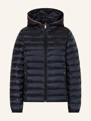 Tommy Hilfiger Kurtka Pikowana Z Odpinanym Kapturem blau