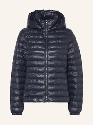 Tommy Hilfiger Kurtka Pikowana Z Odpinanym Kapturem blau