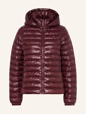 Tommy Hilfiger Kurtka Pikowana Z Odpinanym Kapturem rot