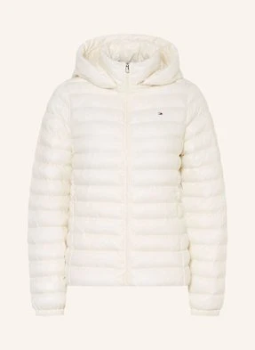 Tommy Hilfiger Kurtka Pikowana Z Odpinanym Kapturem weiss