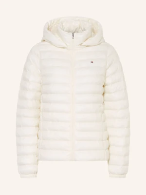 Tommy Hilfiger Kurtka Pikowana Z Odpinanym Kapturem weiss