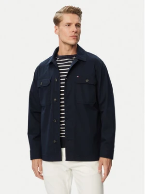 Tommy Hilfiger Kurtka przejściowa Blend MW0MW43471 Granatowy Regular Fit
