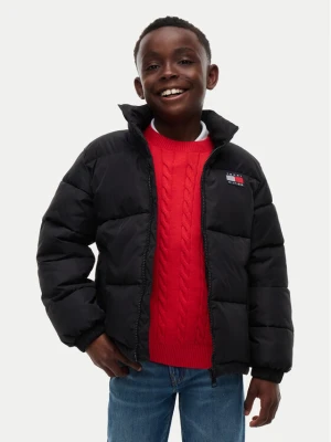 Tommy Hilfiger Kurtka przejściowa Essential KB0KB10706 Czarny Loose Fit