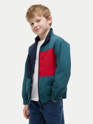 Tommy Hilfiger Kurtka przejściowa Flag KB0KB10457 Granatowy Regular Fit