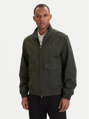 Tommy Hilfiger Kurtka przejściowa Harrington MW0MW42507 Zielony Regular Fit