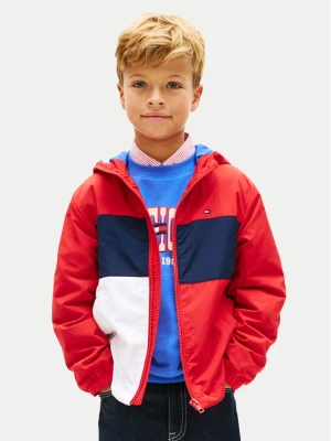 Tommy Hilfiger Kurtka przejściowa KB0KB10389 Czerwony Regular Fit