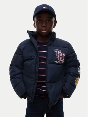 Tommy Hilfiger Kurtka przejściowa KB0KB10616 Granatowy Regular Fit