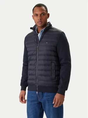 Tommy Hilfiger Kurtka przejściowa Mix Media Ess MW0MW41329 Granatowy Regular Fit