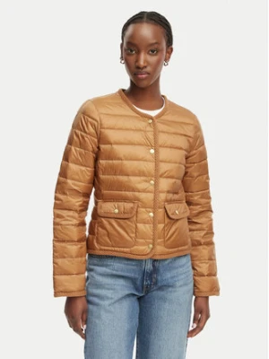 Tommy Hilfiger Kurtka przejściowa WW0WW49660 Brązowy jasny Slim Fit