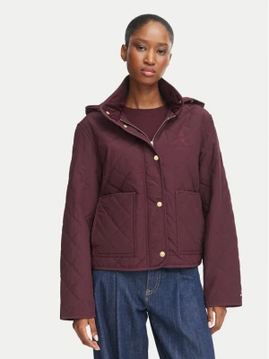 Tommy Hilfiger Kurtka przejściowa WW0WW51512 Bordowy Regular Fit