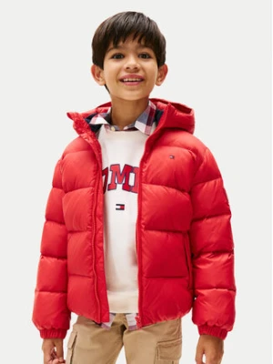 Tommy Hilfiger Kurtka puchowa Essential KB0KB10091 S Czerwony Regular Fit
