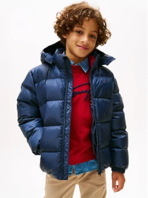 Tommy Hilfiger Kurtka puchowa Essential KB0KB10091 S Granatowy Regular Fit