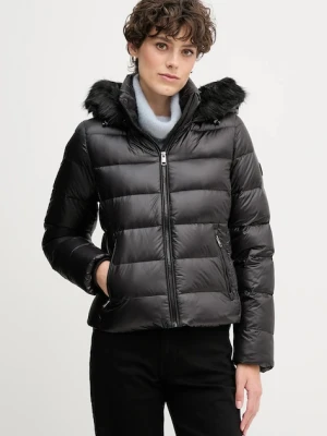 Tommy Hilfiger kurtka puchowa kolor czarny przejściowa WW0WW47354