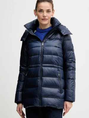 Tommy Hilfiger kurtka puchowa kolor granatowy przejściowa WW0WW47355